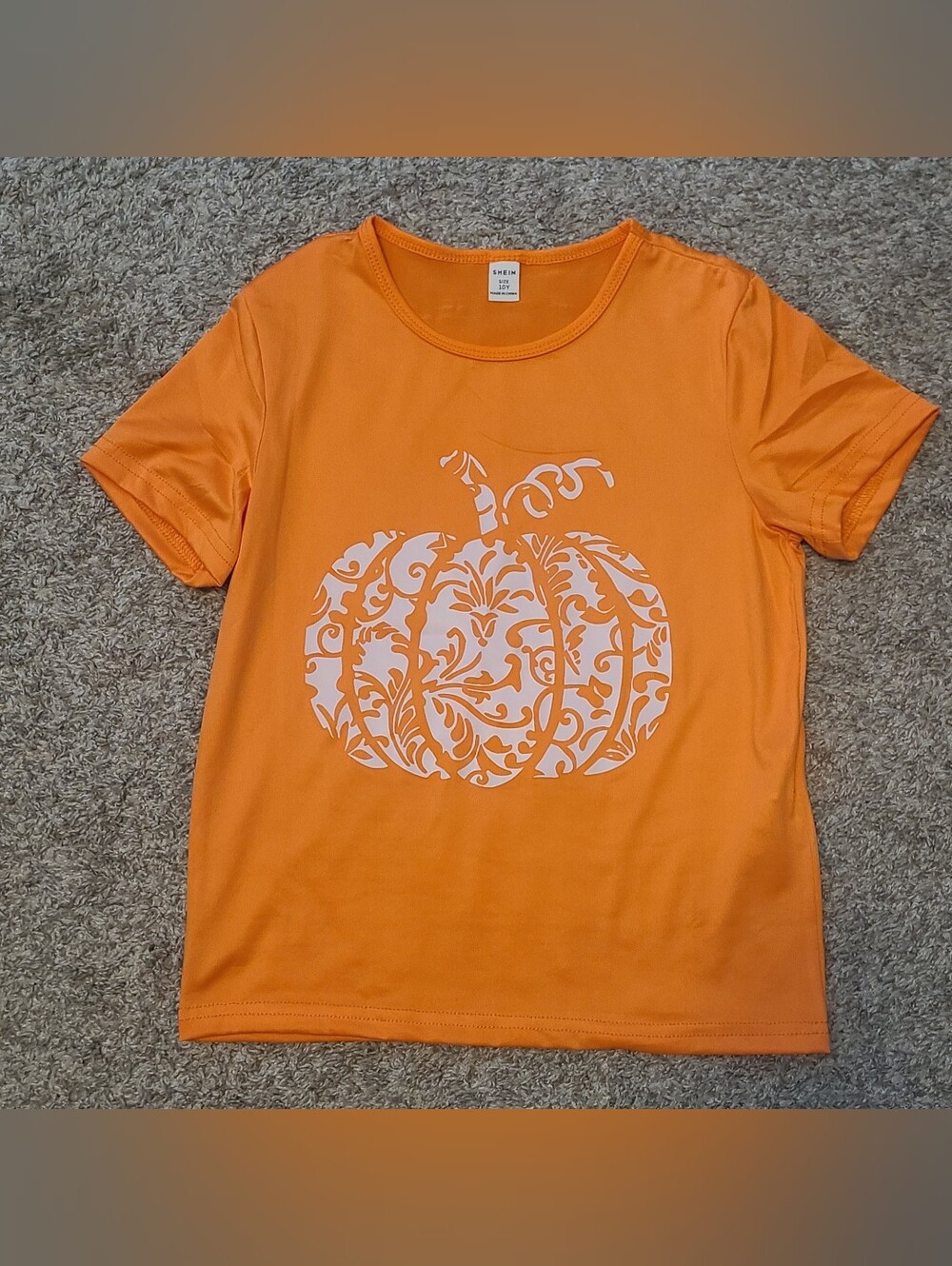 Girls Pumpkin Graphic Tee
